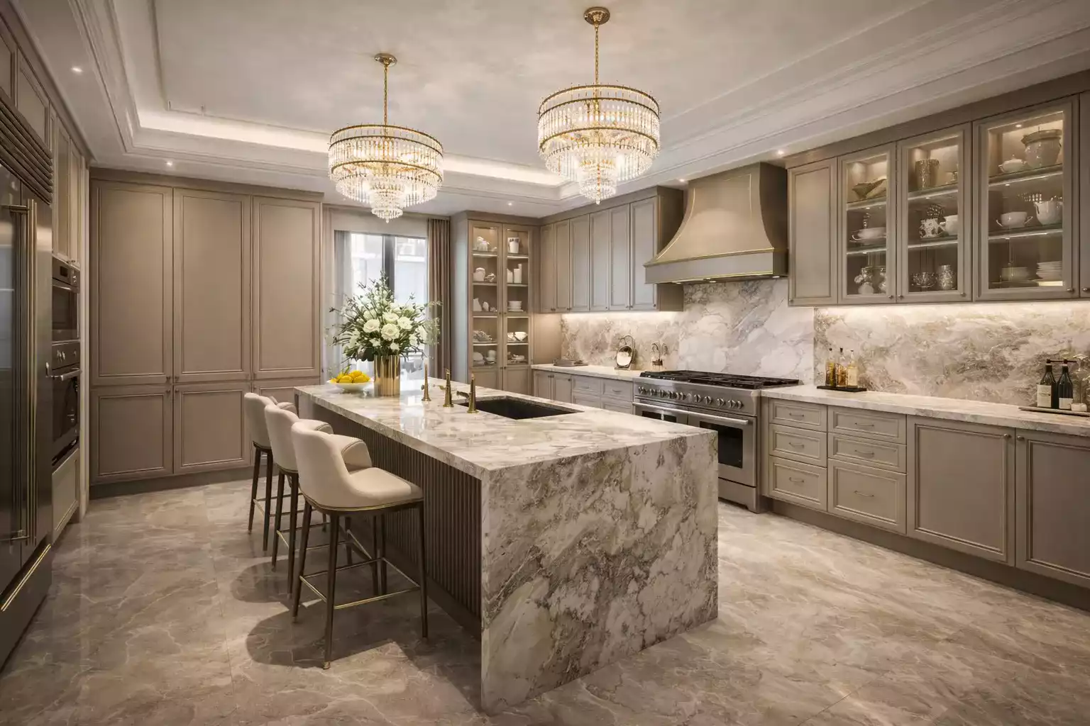 Modular kitchen in Fleetwood villas by KLR
